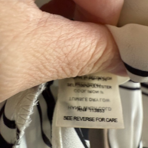 Pure Sugar Windowpane Plaid Cross Front Blouse - Picture 3 of 7